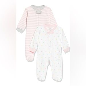 Baby Girls’ Footed Sleep and Play (2) - 0-3 months